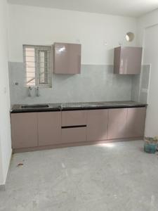 Kitchen Image of 550 Sq.ft 1 BHK Builder Floor for rent in Financial District Hyderabad for Rs. 22000