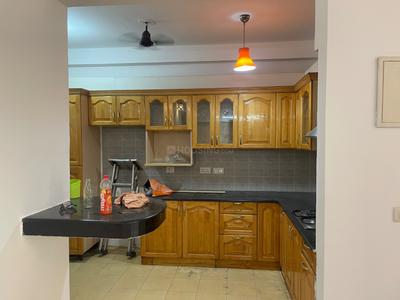 Kitchen Image of 2100 Sq.ft 3 BHK Builder Floor for rent in Vipul World, Sector 48 Gurgaon for Rs. 50000