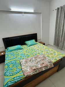 Bedroom Image of 350 Sq.ft 1 RK Apartment / Flat for rent in Godrej Vanaangan, Jagatpur Ahmedabad for Rs. 18000