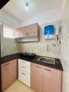 Kitchen Image of 950 Sq.ft 1 BHK Apartment / Flat for rent in Koramangala Bengaluru for Rs. 32000