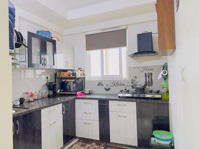 Kitchen Image of 1272 Sq.ft 3 BHK Apartment / Flat for rent in AB Prime Height, Karolan Ka Barh Jaipur for Rs. 35000