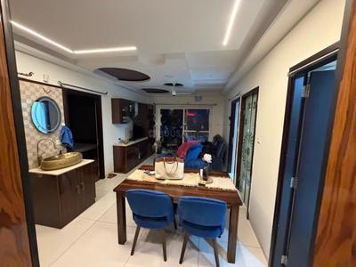 Hall Image of 1678 Sq.ft 3 BHK Apartment / Flat for rent in Rajapushpa Regalia, Kokapet Hyderabad for Rs. 55000