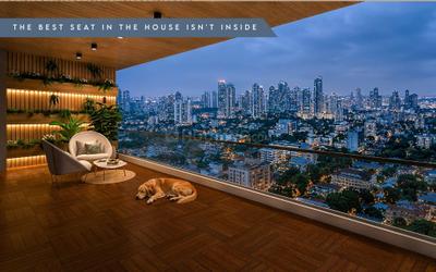 Balcony Image of 1100 Sq.ft 3 BHK Apartment / Flat for sale in Shree Naman Fifty Eight, Andheri West Mumbai for Rs. 48100000