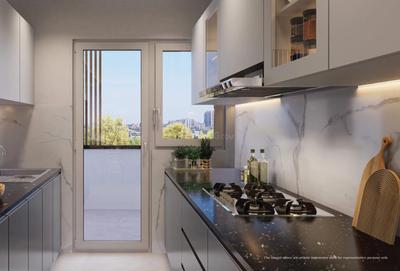 Kitchen Image of 1400 Sq.ft 2 BHK Apartment / Flat for sale in M2K Olive Greens, Sector 104 Gurgaon for Rs. 15000000