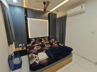 Bedroom Image of 800 Sq.ft 3 BHK Apartment / Flat for sale in VCG Vrindavan City, Mavdi Rajkot for Rs. 5700000