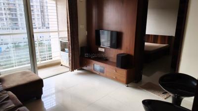 Living Room Image of 600 Sq.ft 1 BHK Apartment / Flat for rent in Paranjape Pebbles, Bhugaon Pune for Rs. 23500