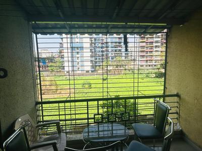 Balcony Image of 650 Sq.ft 1 BHK Apartment / Flat for sale in Charms Paradise, Titwala Thane for Rs. 2700000