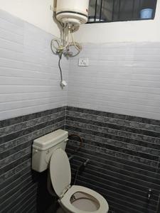 Bathroom Image of 350 Sq.ft 1 RK Builder Floor for rent in Malviya Nagar Jaipur for Rs. 8000