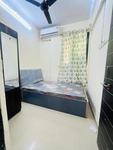 Bedroom Image of 525 Sq.ft 1 BHK Apartment / Flat for rent in Gurudatta Bhaurao Park, Rabale Navi Mumbai for Rs. 21000