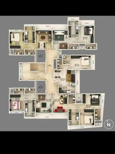 Image of 450 Sq.ft 1 BHK Apartment / Flat for sale in Srishti Elegance, Bhandup West, Mumbai for Rs. 8100000