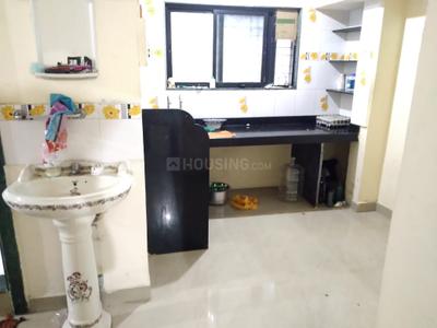 Kitchen Image of 600 Sq.ft 1 BHK Builder Floor for rent in Wadgaon Sheri Pune for Rs. 20000