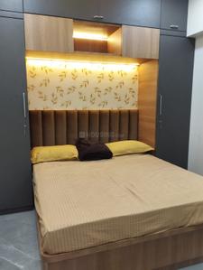Bedroom Image of 650 Sq.ft 1 BHK Apartment / Flat for rent in Platinum Royal Residency, Kharghar Navi Mumbai for Rs. 30000