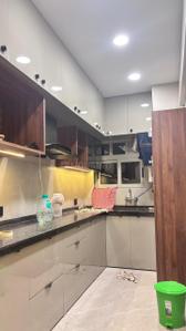 Kitchen Image of 1300 Sq.ft 2 BHK Apartment / Flat for rent in Ambey Gateway, Chinar Park Kolkata for Rs. 41000