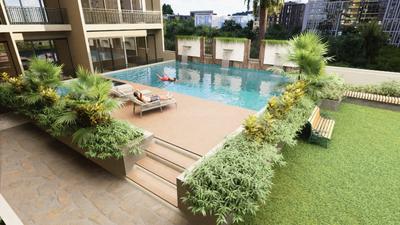 Balcony Image of 1035 Sq.ft 2 BHK Apartment / Flat for sale in Today Aikyam Two, Pushpak Nagar Navi Mumbai for Rs. 7498625