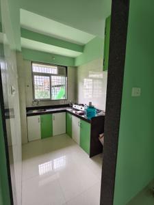 Kitchen Image of 650 Sq.ft 1 BHK Apartment / Flat for rent in Dombivli West Thane for Rs. 15000