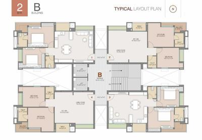 Image of 1285 Sq.ft 2 BHK Apartment / Flat for sale in Pal, Surat for Rs. 5975250
