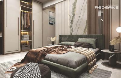 Bedroom Image of 650 Sq.ft 1 BHK Apartment / Flat for sale in Ajwaa 379 Vista, Mazgaon Mumbai for Rs. 18000000