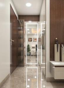 Bedroom Image of 1400 Sq.ft 3 BHK Apartment / Flat for rent in Chordias The Crown, Durgapura Jaipur for Rs. 95000