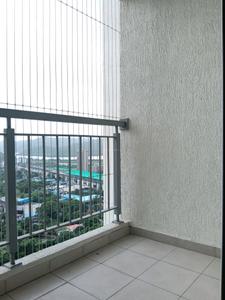 Bedroom Three Image of 1200 Sq.ft 3 BHK Apartment / Flat for rent in Godrej Emerald, Kasarvadavali Thane for Rs. 44999