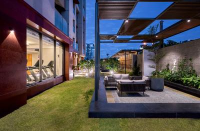 Balcony Image of 2409 Sq.ft 3 BHK Apartment / Flat for sale in Sangini Nirvana, Vesu Surat for Rs. 14454000