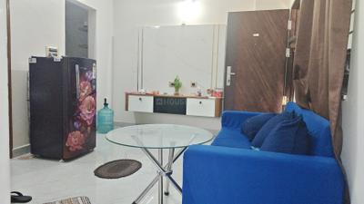 Living Room Image of 680 Sq.ft 1 BHK Apartment / Flat for rent in Kondapur Hyderabad for Rs. 26800