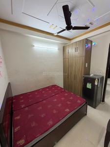 Bedroom Image of 500 Sq.ft 1 BHK Builder Floor for rent in Dwarka Mor New Delhi for Rs. 14999
