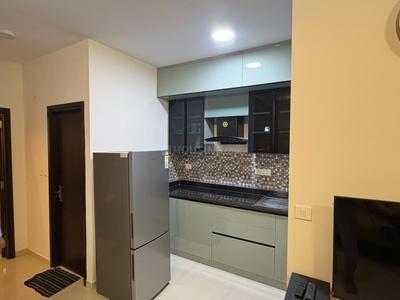 Kitchen Image of 674 Sq.ft 1.5 BHK Apartment / Flat for sale in Bren Northern Lights, Kogilu Bengaluru for Rs. 8500000
