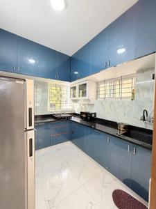 Kitchen Image of 1300 Sq.ft 2 BHK Apartment / Flat for rent in HBR Layout Bengaluru for Rs. 42000