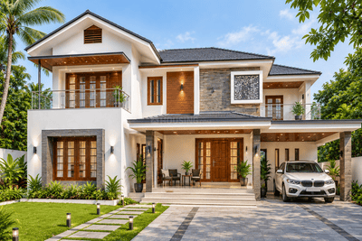 Building Image of 2000 Sq.ft 3 BHK Independent House for sale in Kuriachira Thrissur for Rs. 11800000