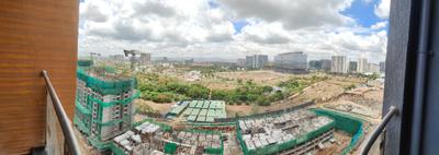 Balcony Image of 1064 Sq.ft 3 BHK Apartment / Flat for rent in Geras Planet Of Joy, Upper Kharadi Pune for Rs. 50000