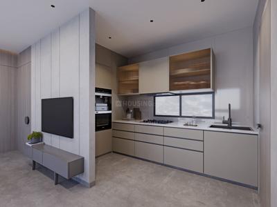 Kitchen Image of 963 Sq.ft 2 BHK Apartment / Flat for sale in Dhiva Kalash Orlena, Adalaj Gandhinagar for Rs. 5735000