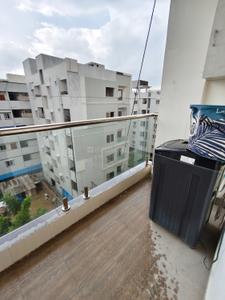 Balcony Image of 1850 Sq.ft 3 BHK Apartment / Flat for rent in Kothaguda Hyderabad for Rs. 45000