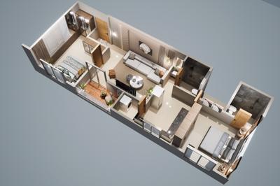 Image of 966 Sq.ft 2 BHK Apartment / Flat for sale in Kiwale, Pune for Rs. 7000000