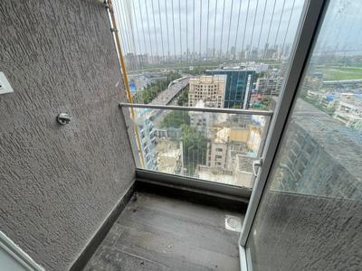 Balcony Image of 862 Sq.ft 2 BHK Apartment / Flat for rent in Tristar Bc Corp Arista, Bandra East Mumbai for Rs. 90000