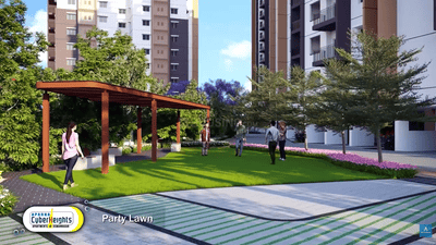 Image of 1577 Sq.ft 2.5 BHK Apartment / Flat for sale in Aparna Cyber Heights, Osman Nagar, Hyderabad for Rs. 13700000