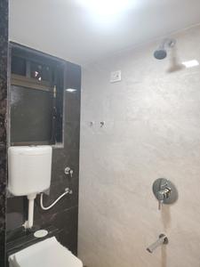 Common Bathroom Image of 750 Sq.ft 1 BHK Apartment / Flat for rent in Bhakti Park, Kasarvadavali Thane for Rs. 16920