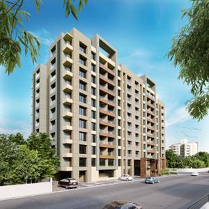 Image of 1870 Sq.ft 3 BHK Apartment / Flat for sale in Shree Ram Supath Enclave, Adajan Gam, Surat for Rs. 8800000