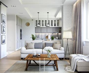 Hall Image of 700 Sq.ft 1 BHK Apartment / Flat for rent in Gaurs Heights, Vaishali Ghaziabad for Rs. 25000