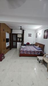 Bedroom Image of 450 Sq.ft 1 RK Builder Floor for rent in Sector 116 Noida for Rs. 20000