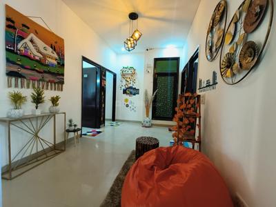 Hall Image of 420 Sq.ft 1 RK Builder Floor for rent in Sector 52 Gurgaon for Rs. 20500