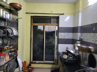 Kitchen Image of 640 Sq.ft 1 BHK Apartment / Flat for sale in Rosa Classique, Kasarvadavali Thane for Rs. 5400000