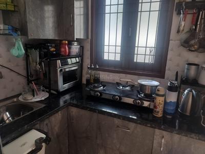 Kitchen Image of 500 Sq.ft 1 BHK Builder Floor for sale in Neb Sarai New Delhi for Rs. 1800000