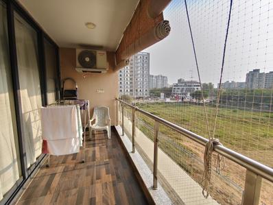Balcony Image of 1800 Sq.ft 3 BHK Apartment / Flat for sale in Bhayli Vadodara for Rs. 11100000