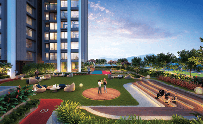 Image of 1010 Sq.ft 2 BHK Apartment / Flat for sale in Balaji Aqua, Kalyan West, Kalyan for Rs. 11000000