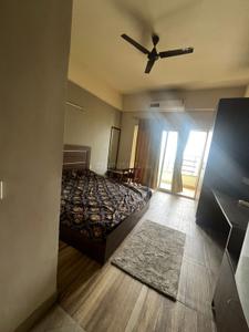 Bedroom Image of 440 Sq.ft 1 RK Studio for rent in Paramount Golfforeste Oak &amp; Pine, Surajpur Greater Noida for Rs. 15000