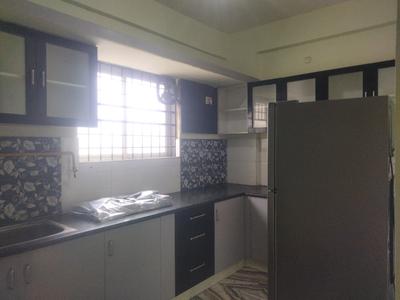 Kitchen Image of 1250 Sq.ft 2 BHK Apartment / Flat for rent in Akshay, Mahadevapura Bengaluru for Rs. 33000