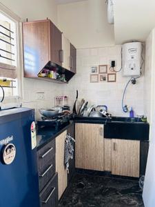 Kitchen Image of 600 Sq.ft 1 BHK Independent House for rent in Choodasandra Bengaluru for Rs. 12000