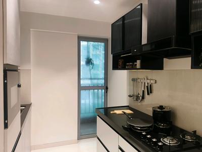Kitchen Image of 1200 Sq.ft 3 BHK Apartment / Flat for sale in Runwal Garden City Cluster 11 Tower 1 2, Dombivli East Thane for Rs. 10000000
