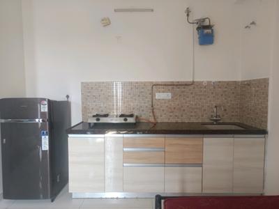 Kitchen Image of 600 Sq.ft 1 BHK Apartment / Flat for rent in Amanora Adreno Towers, Hadapsar Pune for Rs. 32000