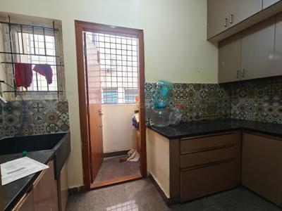 Kitchen Image of 550 Sq.ft 1 BHK Builder Floor for rent in Akshayanagar Bengaluru for Rs. 16000